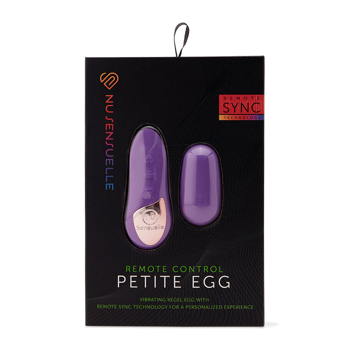 Nu Sensuelle Violet Remote Control Petite Egg vibrator