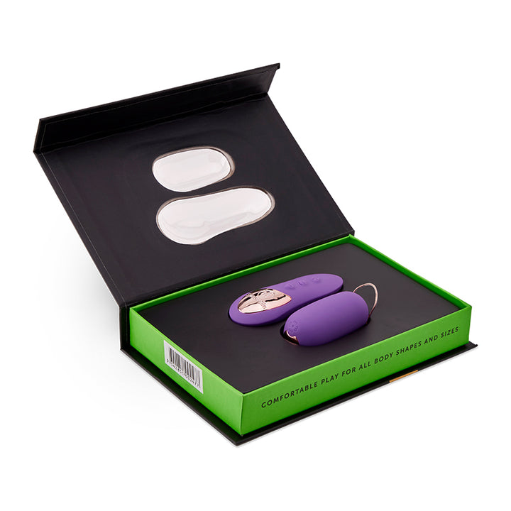 Nu Sensuelle Purple Remote Control Petite Egg Open Box vibrator