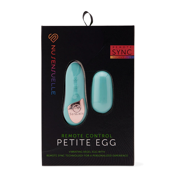 Nu Sensuelle Light Blue Remote Control Petite Egg Vibrator