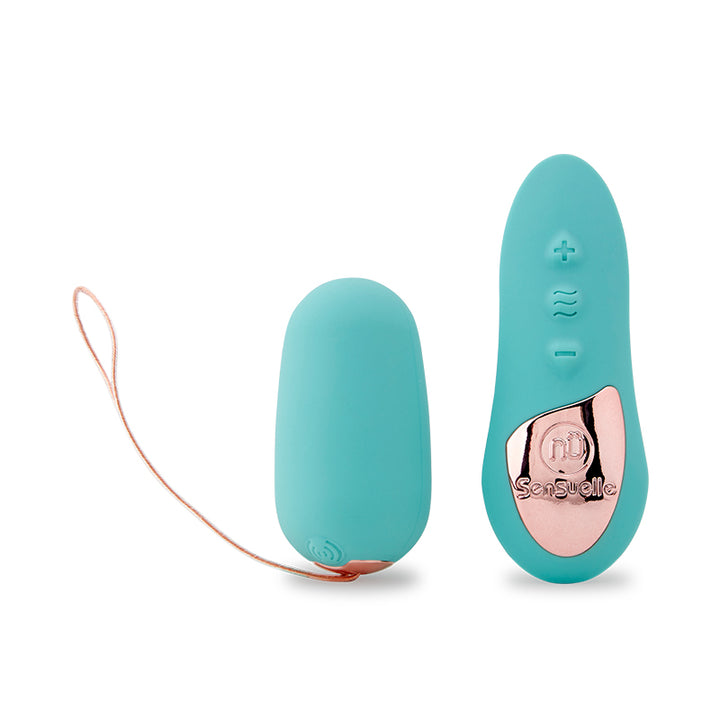 Nu Sensuelle Teal Remote Control Petite Egg vibrator