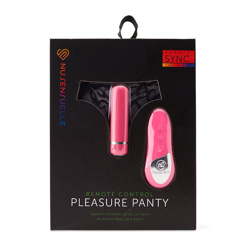Nu Sensuelle Pink Front Box Remote Control Pleasure Panty
