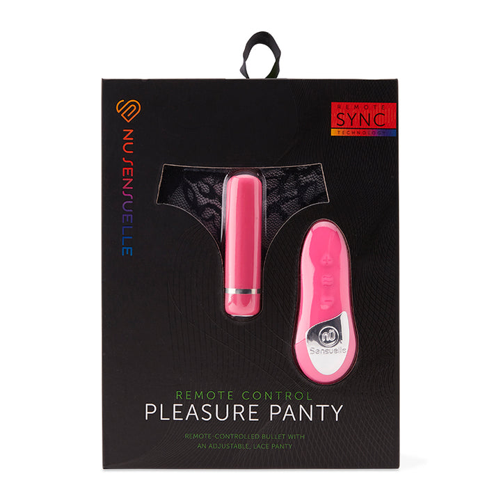 Nu Sensuelle Pink Front Box Remote Control Pleasure Panty