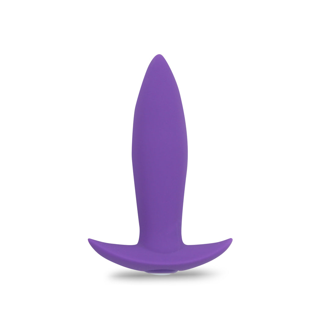 15-Function Vibrating Mini-Plug in Purple