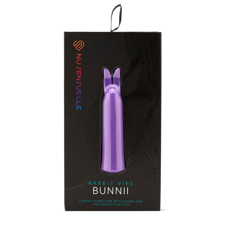Nu Sensuelle Purple Front Box Rabbit Vibe Bunnii 20 Function 