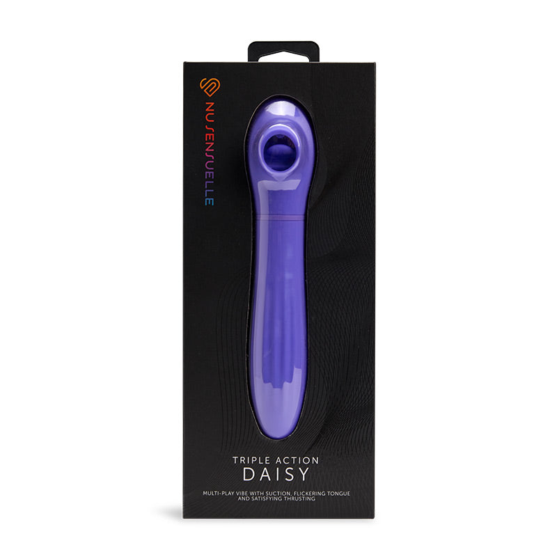 Triple Action Daisy | Multi-Play Vibrator | Suction Sex Toy Nu Sensuelle Triple Action Daisy | Multi-Play Vibrator | Suction Sex Toy Nu Sensuelle