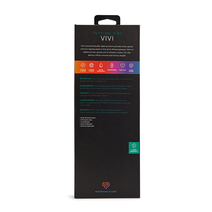 Tapping Vibe Vivi in a box in a box

