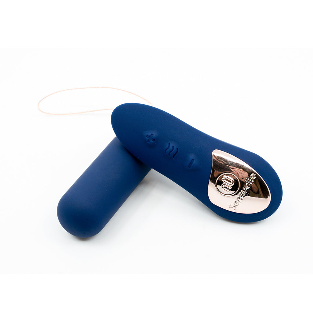 Nu Sensuelle Navy Blue Wireless Bullet Plus with remote control vibrator