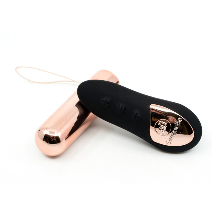 Nu Sensuelle Rose Gold Wireless Bullet Plus with remote control vibrator