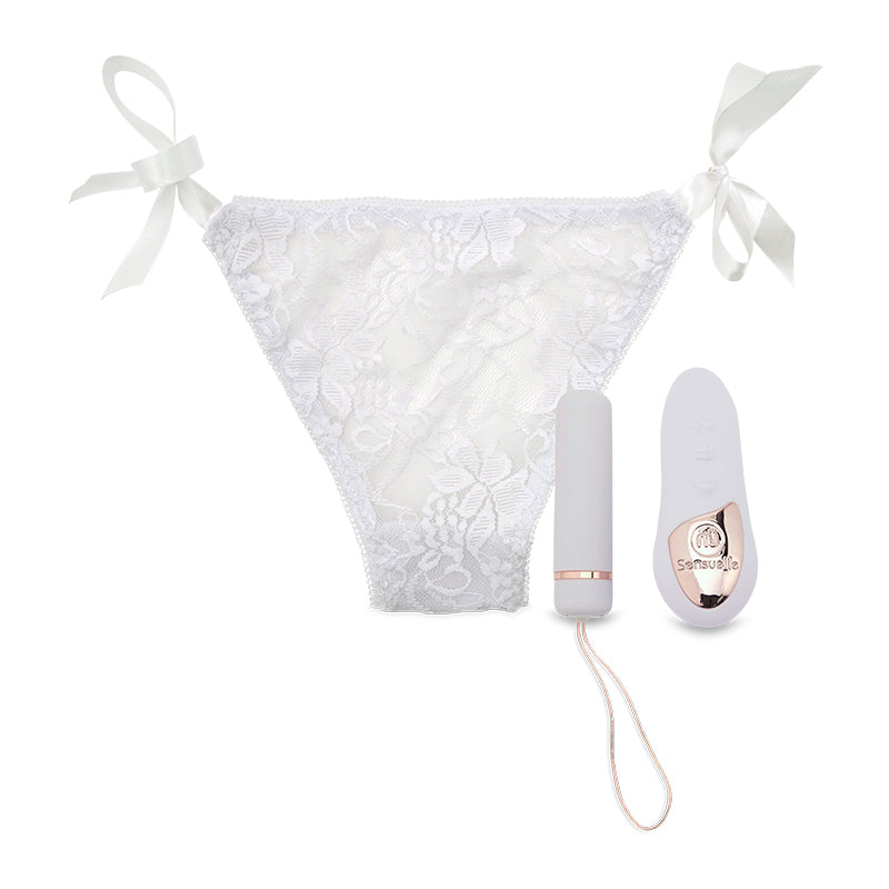 Nu Sensuelle White Remote Control Pleasure Panty