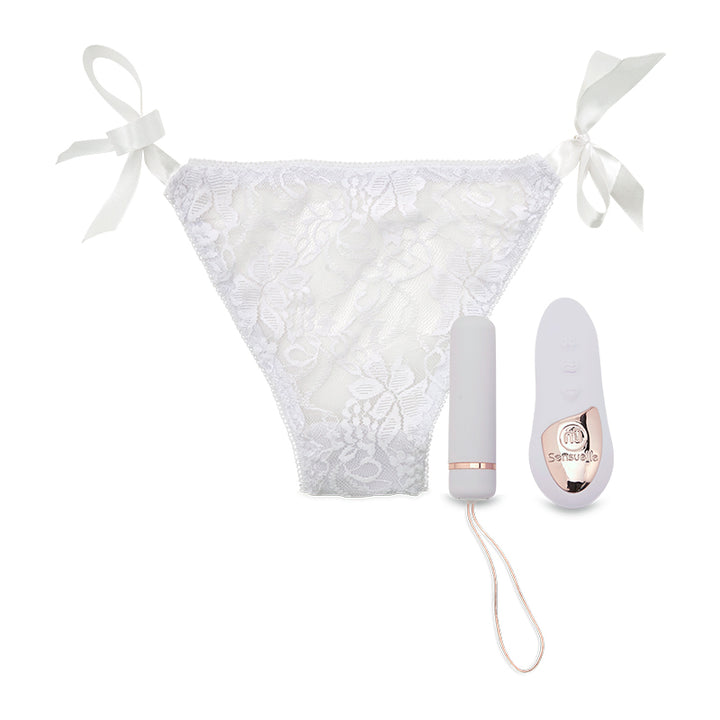 Nu Sensuelle White Remote Control Pleasure Panty
