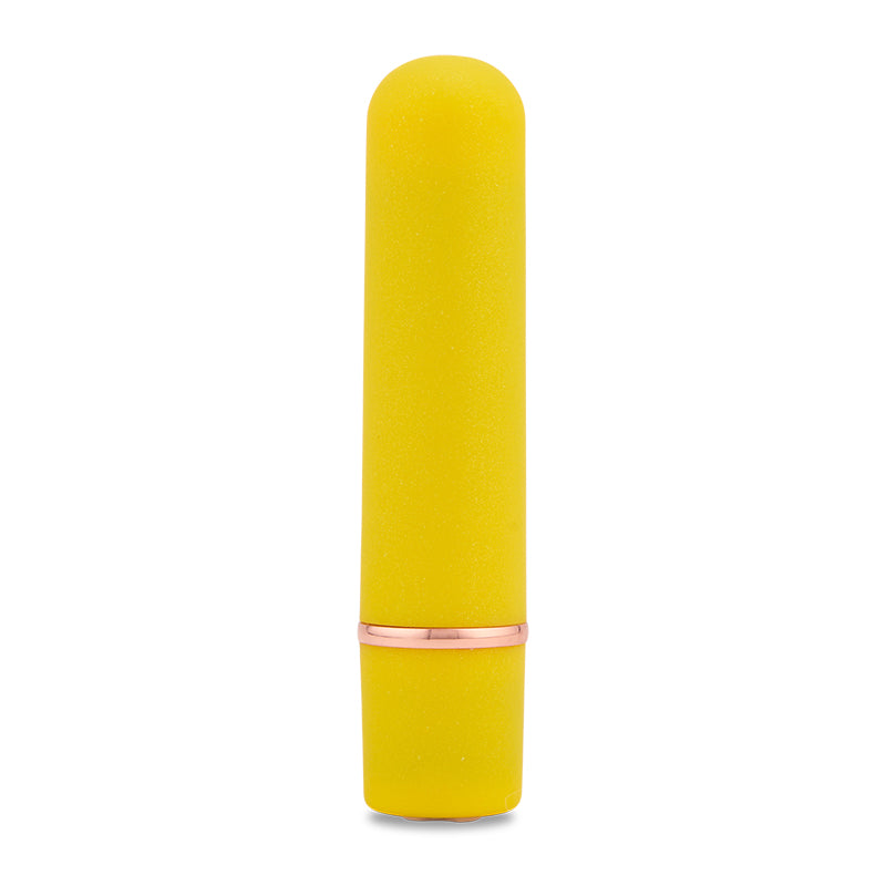 Yellow Rounded Bullet Vibrator